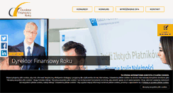 Desktop Screenshot of dyrektorfinansowyroku.pl